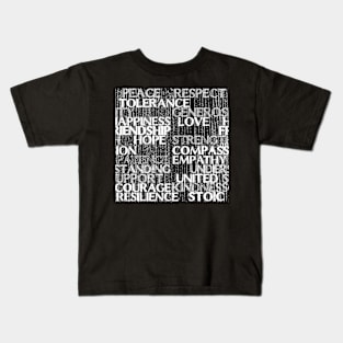 Words of Support Kids T-Shirt